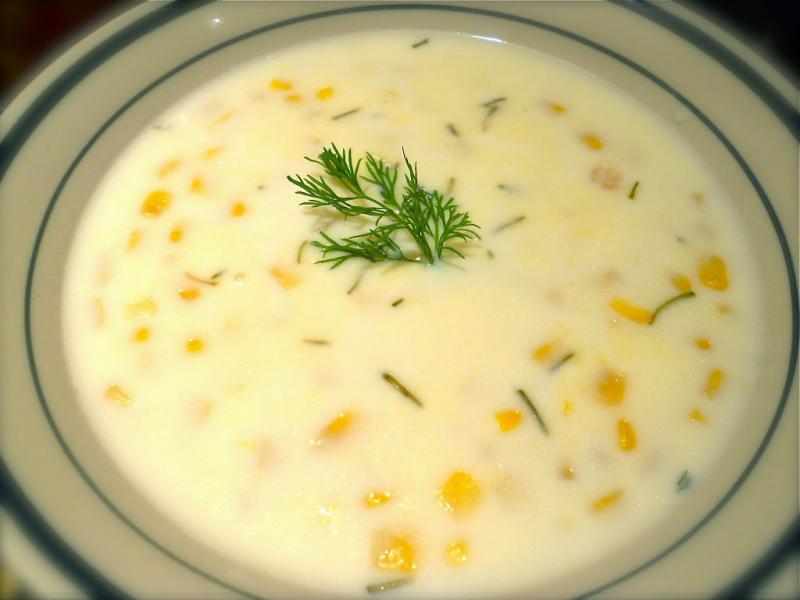 Молочный суп, суп из дождевика, суп с кукурузой